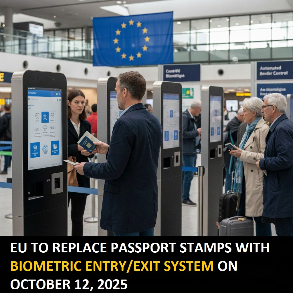 Europe’s New Entry/Exit System (EES) 2025–2026: What Travelers Need to Know About Biometric Border Checks